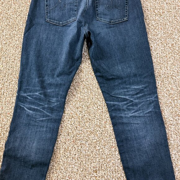 AG Adriano Goldschmied The Prima Cigarette Crop Jeans Size 31 - Picture 3 of 7